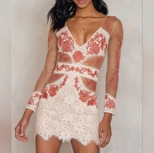 Elegant Lace Floral Dress